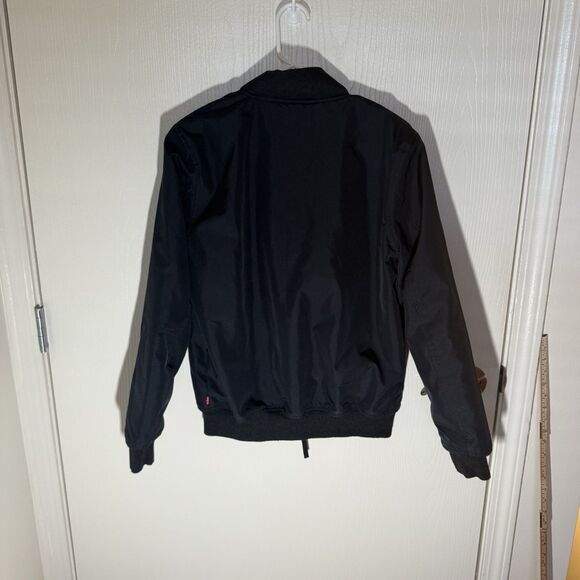 Levi's Men's Lined Thermore Full Zip Bomber Flight Jacket Black Sz Small - Picture 10 of 10
